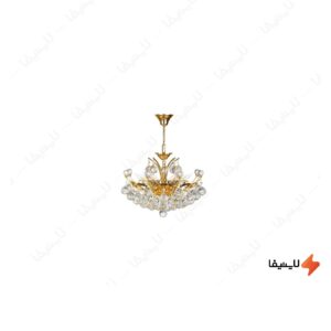 لوستر-کریستالی-۷-شعله-چشمه-نور-کد-H667040