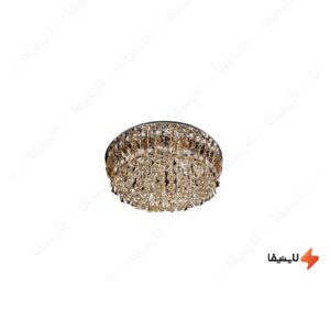 لوستر-کریستالی-۸-شاخه-چشمه-نور-کد-A663860-S-با-ریموت