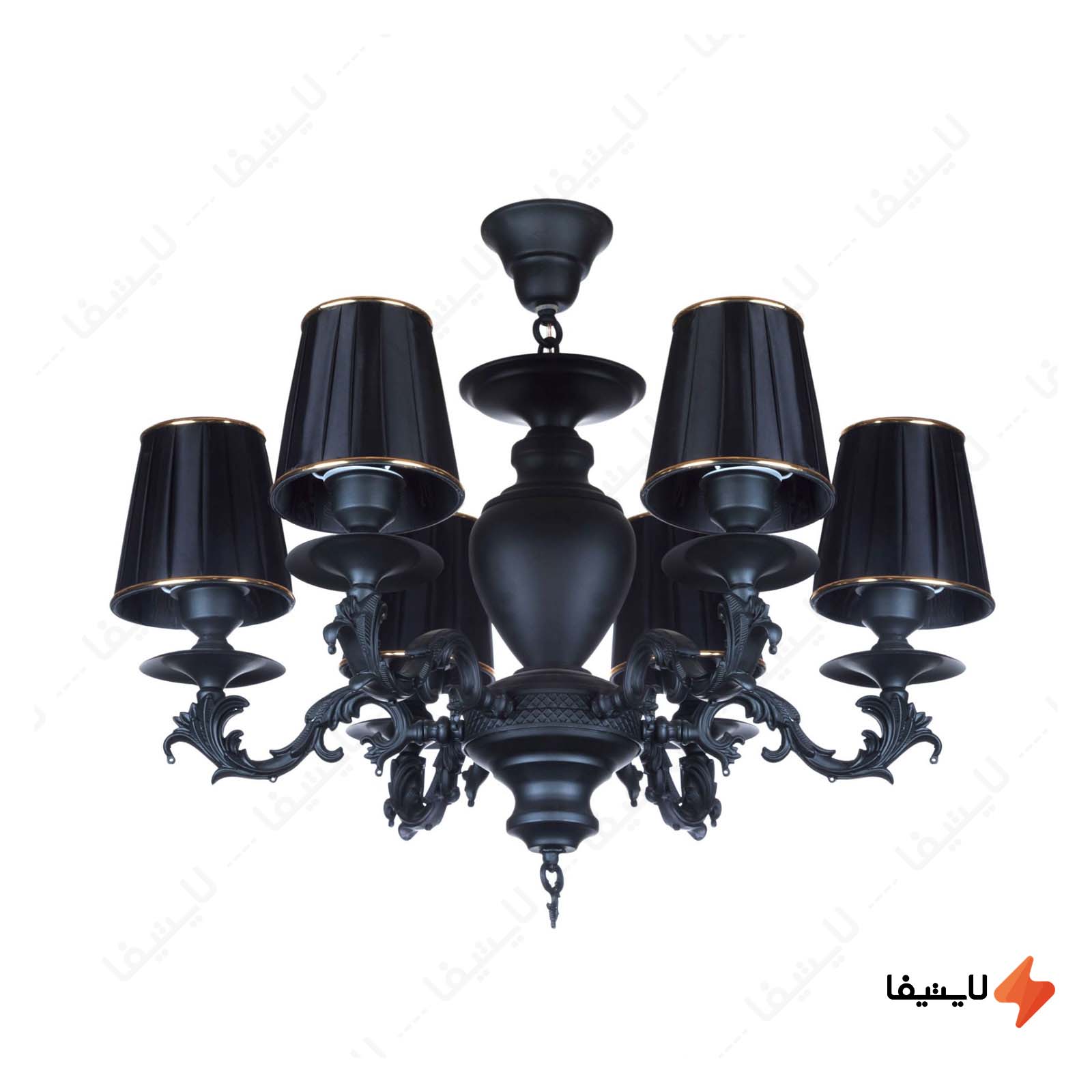 لوستر کلاسیک 6 شعله چشمه نور مدل S3677/ لوستر-کلاسیک-6-شعله-چشمه-نور-مدل-S36776