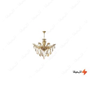 لوستر-کلاسیک-۱۲-شعله-چشمه-نور-کد-C27568-4