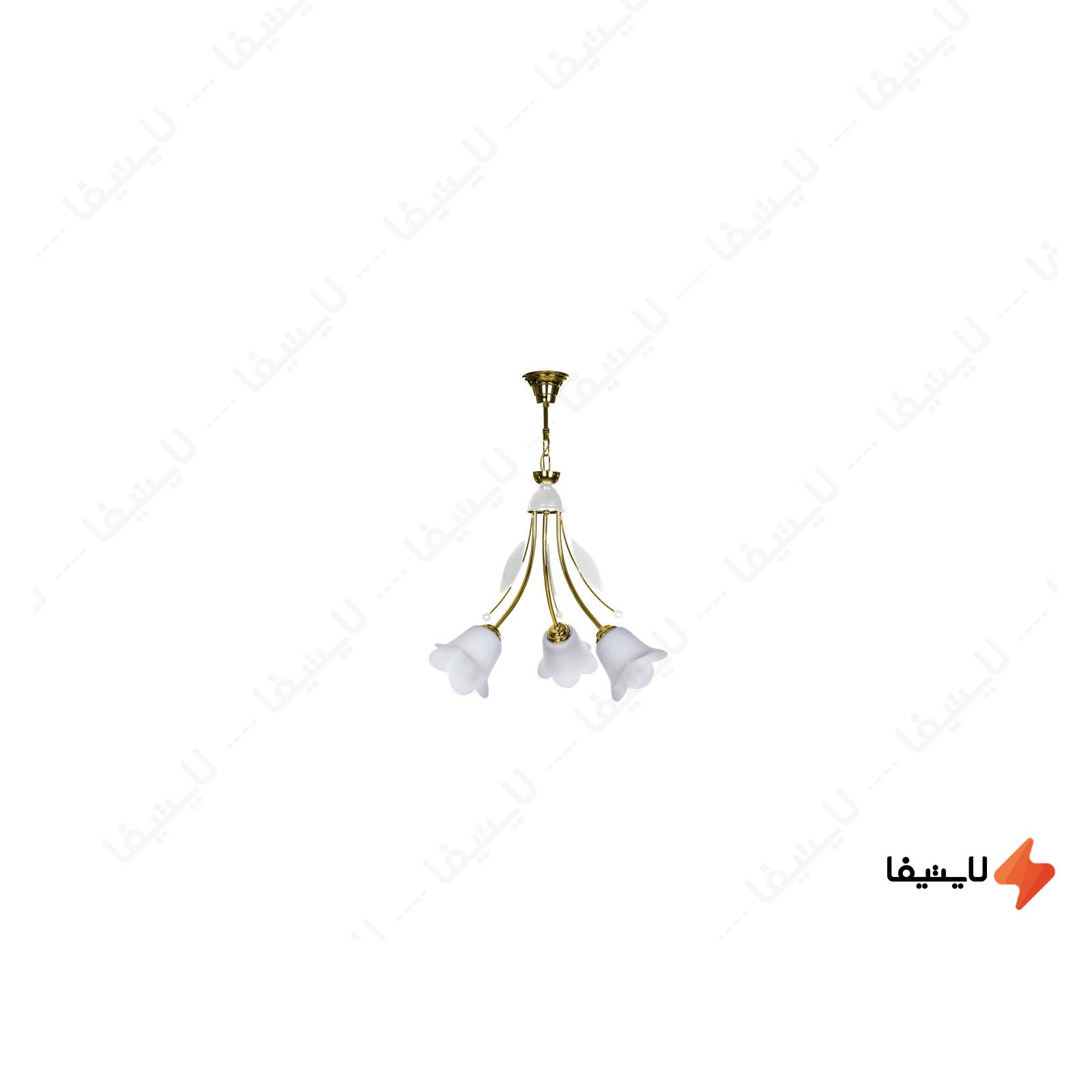 لوستر ۳ شعله چشمه نور کد ۲۵۴۰/۳ لوستر-۳-شعله-چشمه-نور-کد-25403