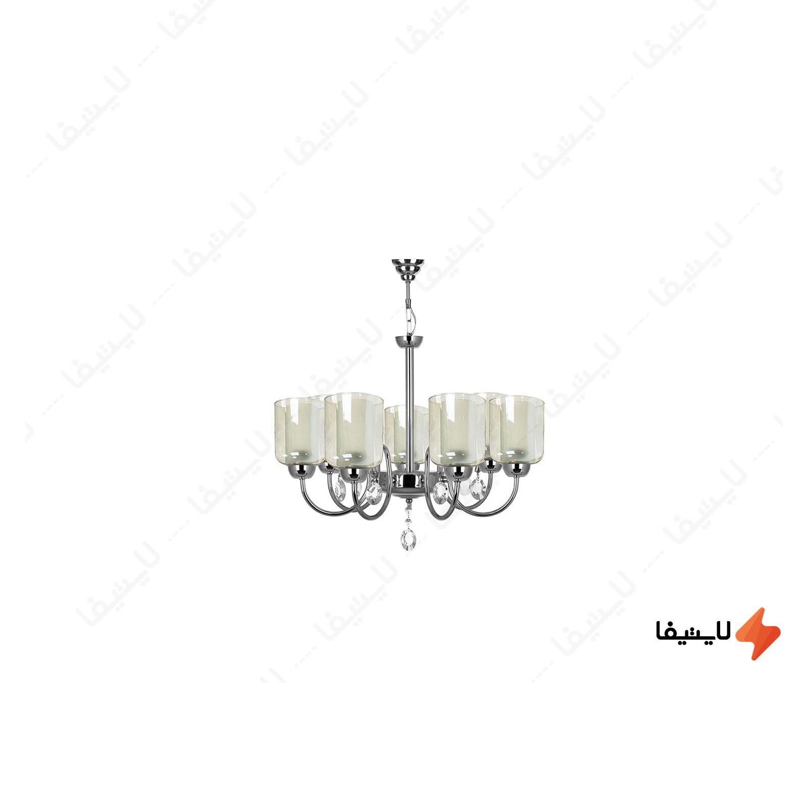 لوستر ۷ شعله چشمه نور مدل A812/7 لوستر-۷-شعله-چشمه-نور-مدل-A8127