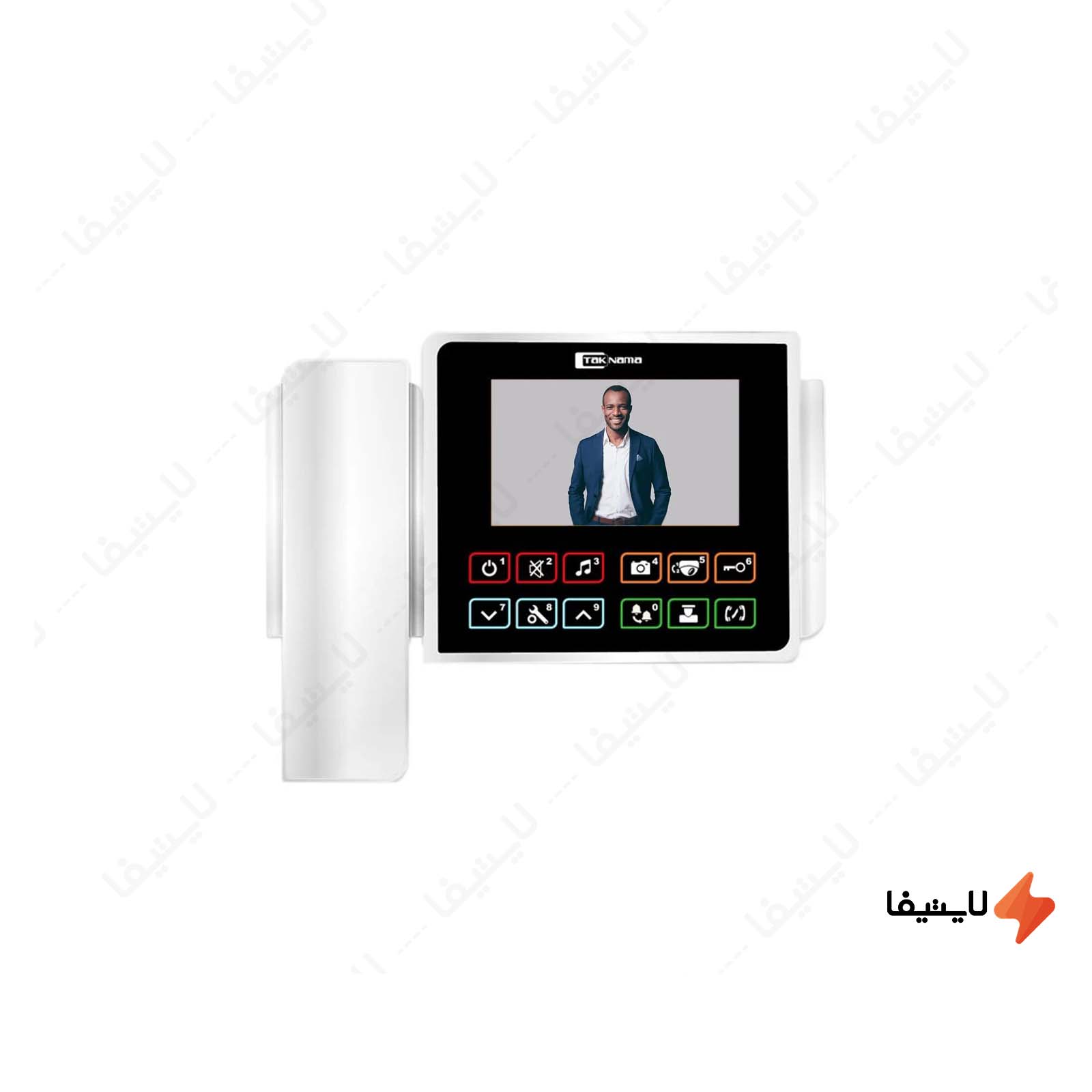 مانیتور آیفون تصویری تک نما مدل VDP-C4 مانیتور-آیفون-تصویری-تک-نما-مدل-VDP-C43