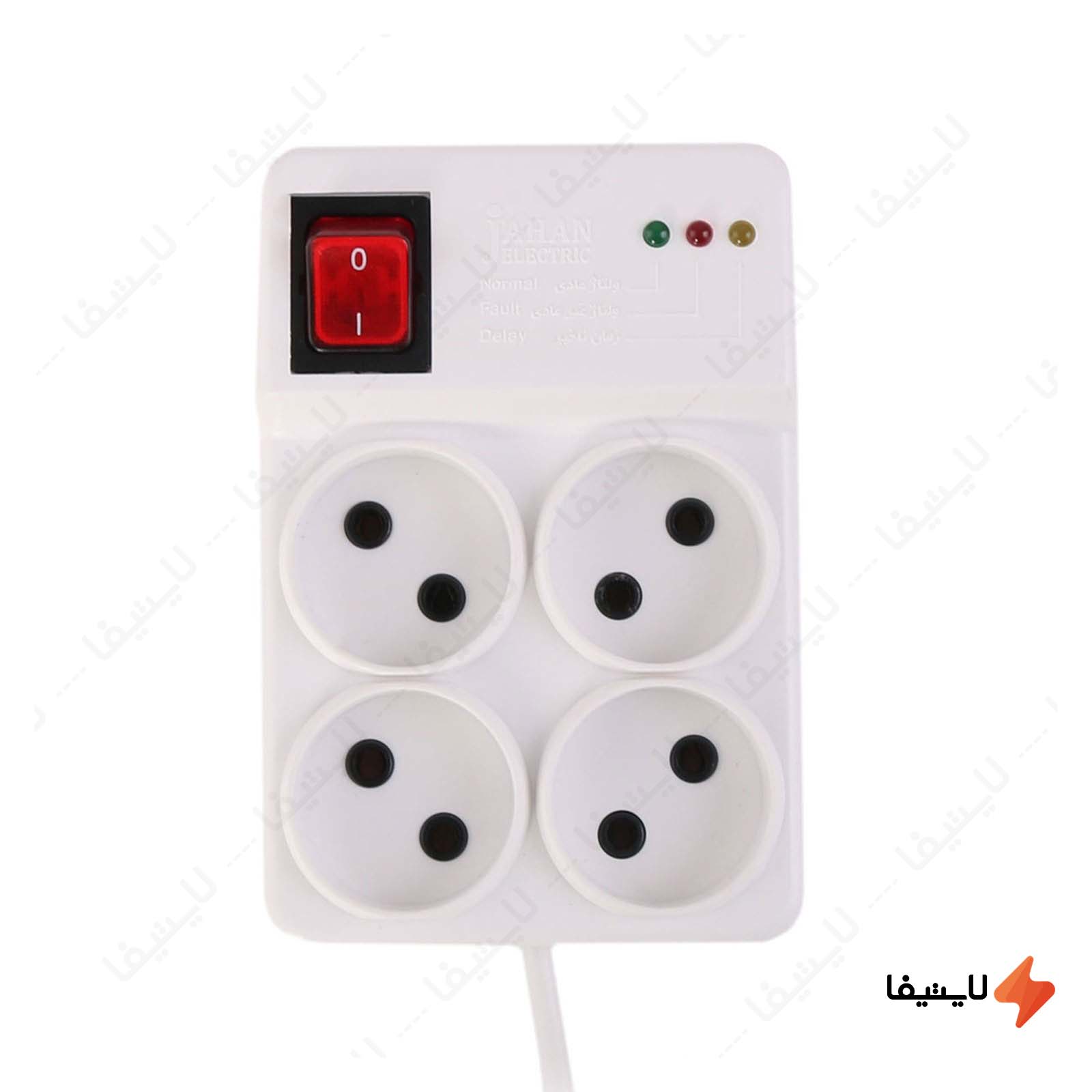 محافظ 4 خانه صوتی و تصویری جهان الکت محافظ-4-خانه-صوتی-و-تصویری-جهان-الکتریک-با-کابل-3