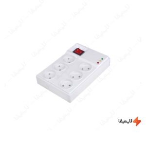 محافظ-6-خانه-کامپیوتر-فردان-الکتریک-31011-با-کابل-1