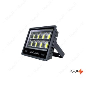 پروژکتور-COB-آوانور-450-وات-مدل-پنجره‌ای-مربع