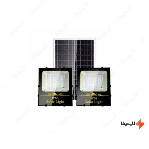 پروژکتور-دوبل-200-وات-خورشیدی-سولار-لایت
