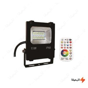 پروژکتور-مولتی-کالر-15-وات-فاین-الکتریک-مدل-FEC-1015-با-ریموت