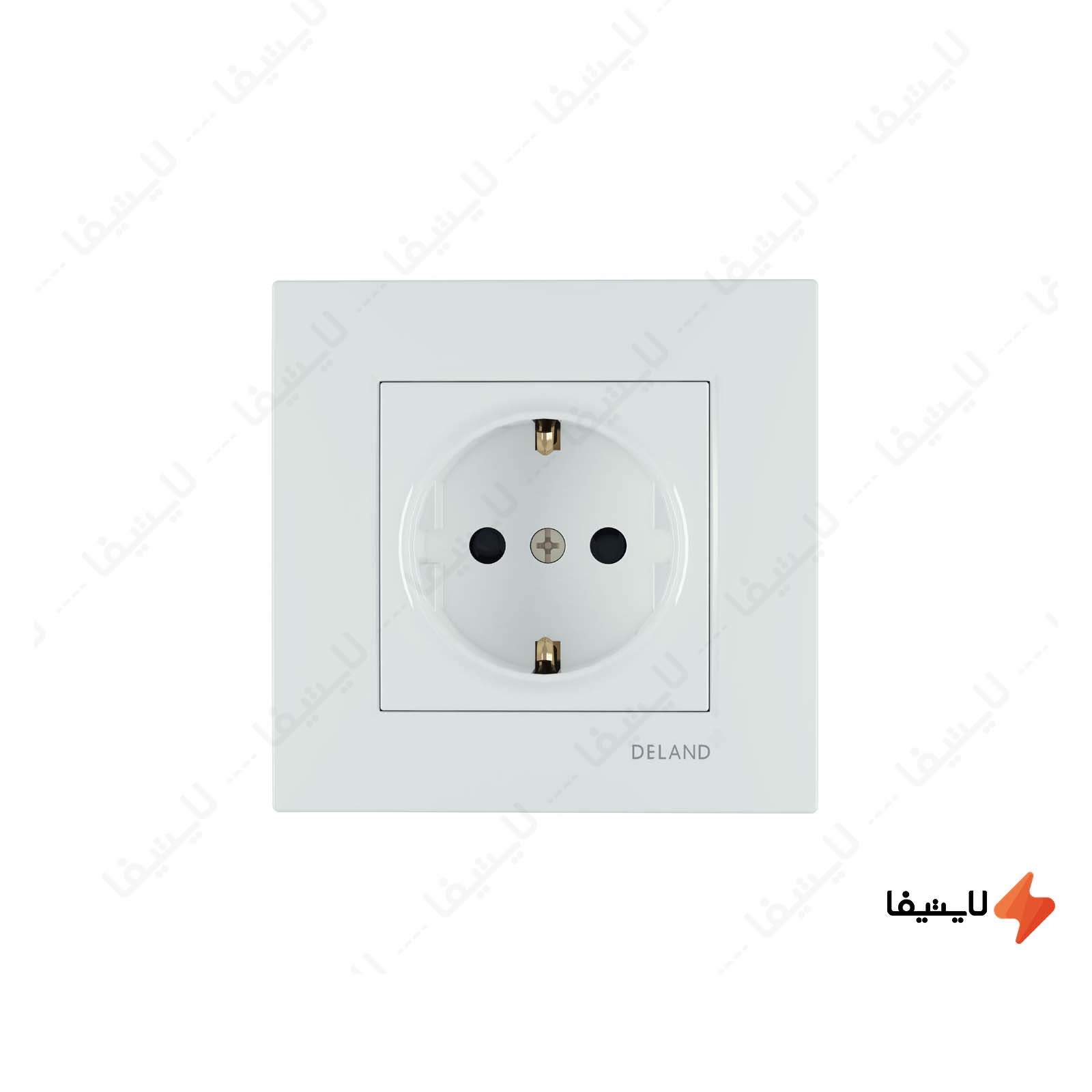 پریز ارت دار محافظ دار با پایه سرام پریز-ارت-دار-محافظ-دار-با-پایه-سرامیکی-دلند-مدل-آسا