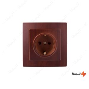 پریز-ارتدار-طرح-چوب-خیام-الکتریک-مدل-پرشین