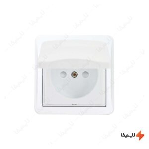 پریز-بدون-ارت-با-قفل-کودک-پارت-الکتریک-مدل-شهاب-4058