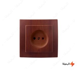 پریز-بدون-ارت-طرح-چوب-خیام-الکتریک-مدل-پرشین