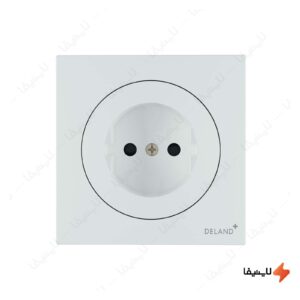 پریز-بدون-ارت-محافظ-دار-دلند-پلاس-مدل-آوا