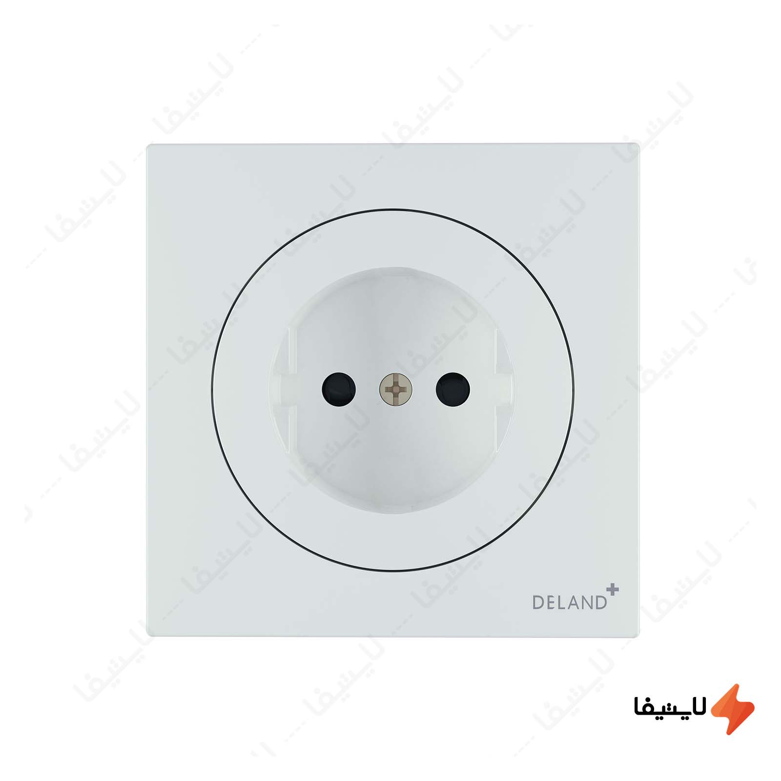پریز بدون ارت محافظ دار دلند پلاس م پریز-بدون-ارت-محافظ-دار-دلند-پلاس-مدل-آوا