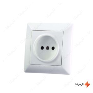 پریز-برق-بدون-ارت-ایران-الکتریک-مدل-الیزه