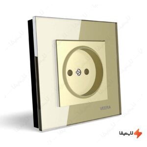 پریز-برق-بدون-ارت-ویرا-مدل-کریستال-با-پشتی-سرامیک