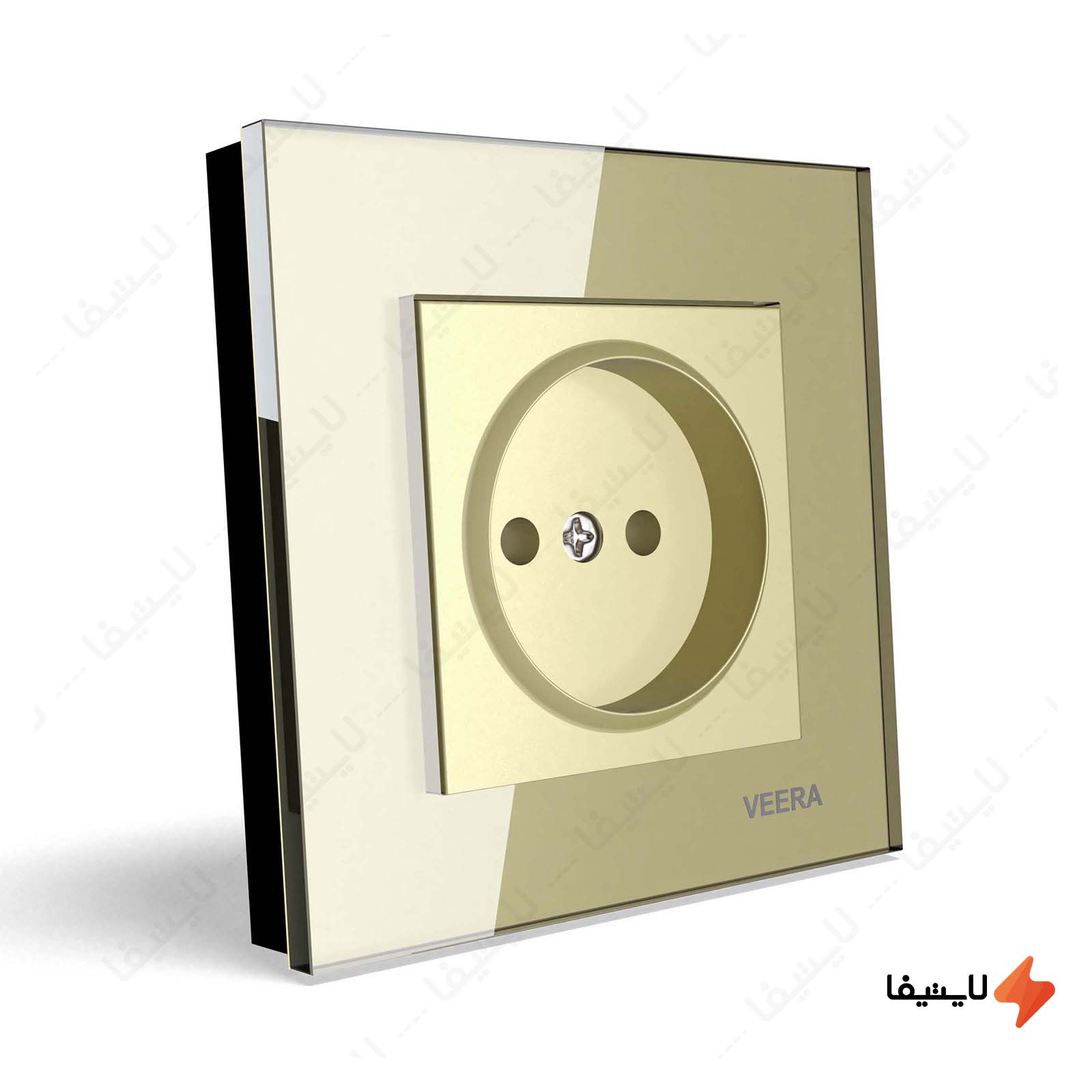 پریز برق ویرا مدل کریستال با هسته س پریز-برق-بدون-ارت-ویرا-مدل-کریستال-با-پشتی-سرامیک