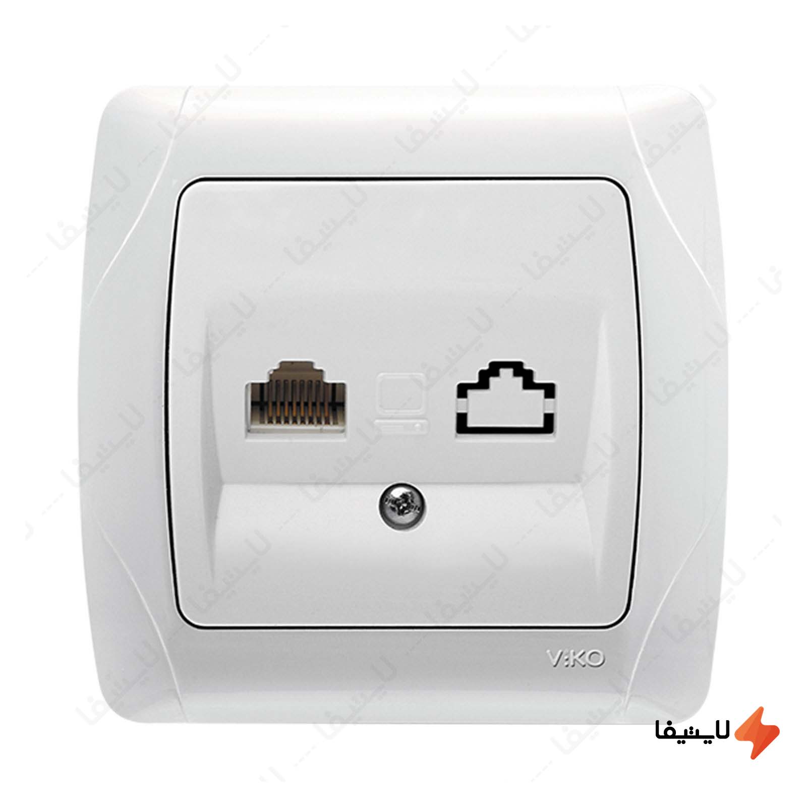 سوکت تکی تلفن ویکو مدل کارمن پریز-تلفن-تک-سوکت-ویکو-مدل-کارمن