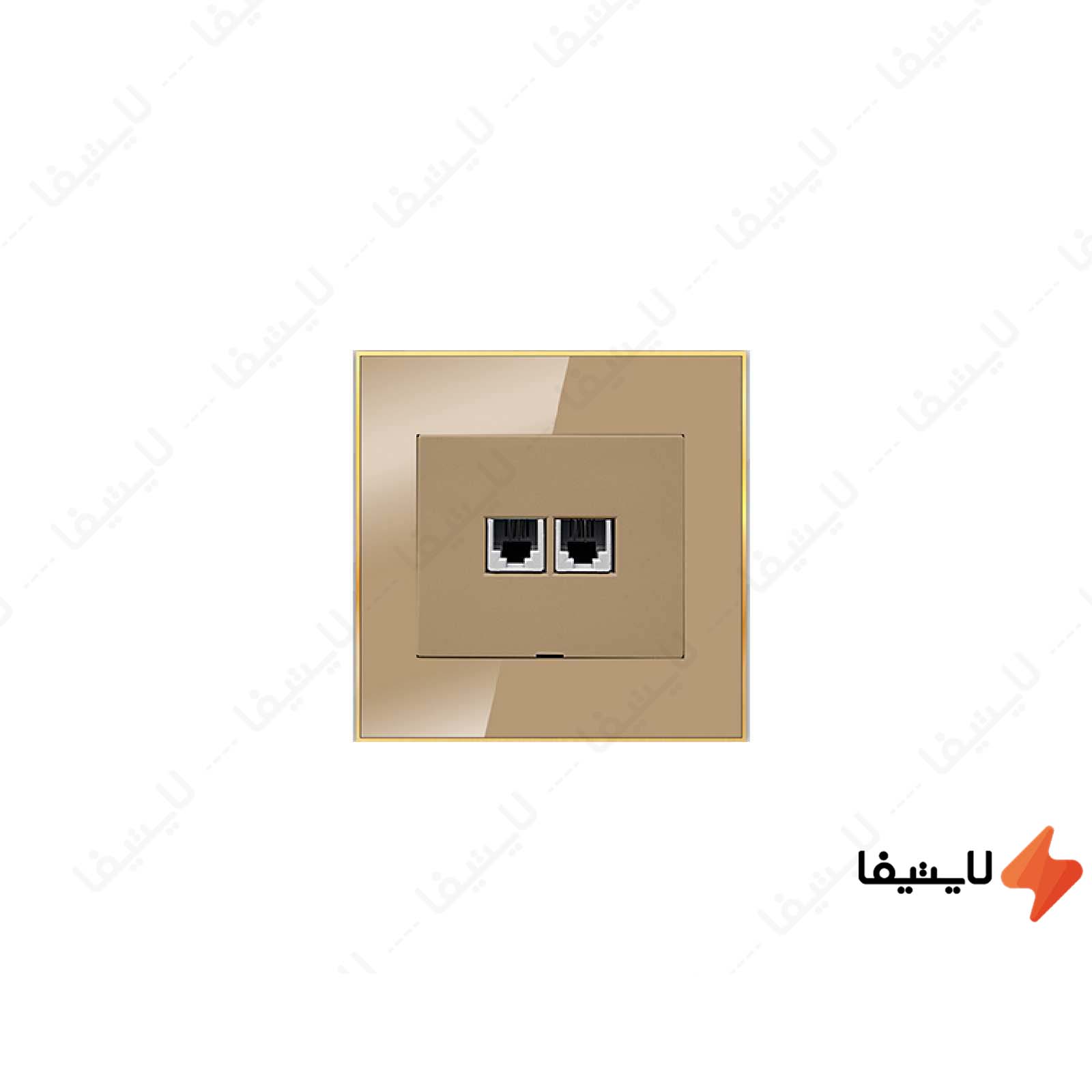 پریز تلفن دو خانه آسیا الکتریک مدل پریز-تلفن-دو-خانه-آسیا-الکتریک-مدل-نگین
