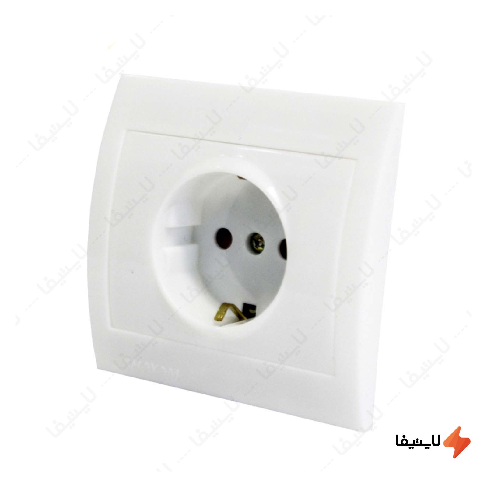 پریز توکار ارت دار خیام الکتریک با پریز-توکار-ارت-دار-خیام-الکتریک-با-هسته-سرامیکی-مدل-آریانا