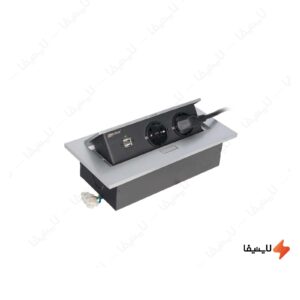 پریز-توکار-دو-خانه-ملونی-مدل-10017