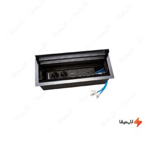 پریز-توکار-چند-خانه-درپوش-دار-ملونی-مدل-10062
