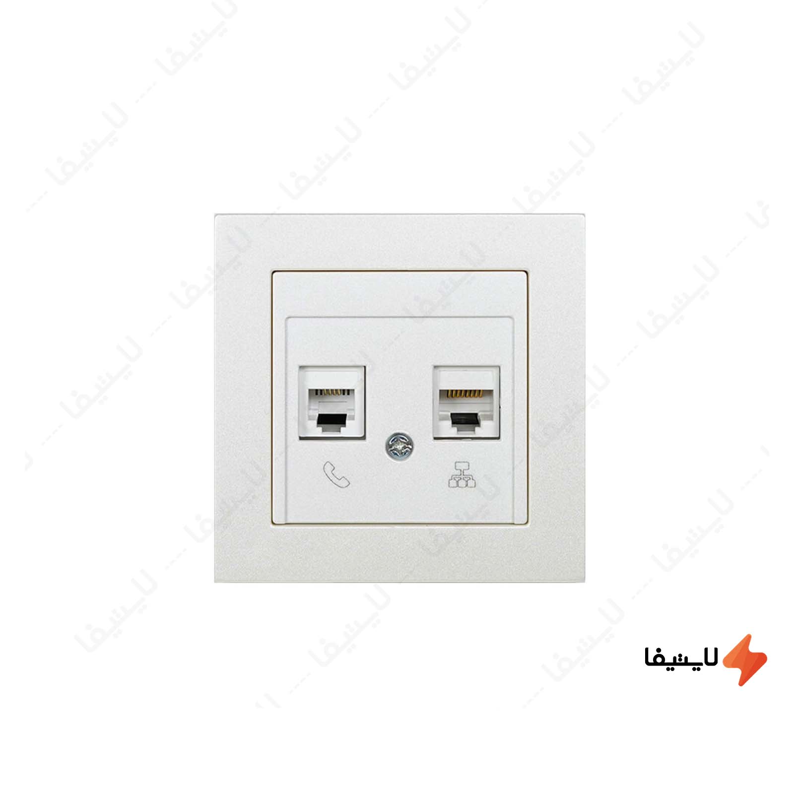 پریز شبکه و تلفن اویدنت کدMC2TN00X02 پریز-شبکه-و-تلفن-اویدنت-کدMC2TN00X02