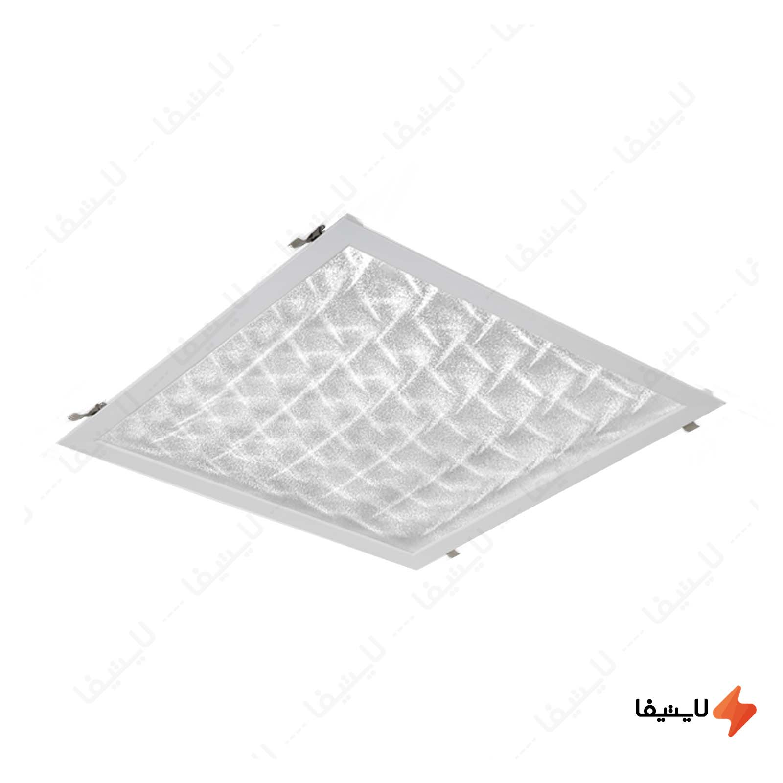 پنل LED توکار 62 وات 60x60 با دیفیوزر ماز پنل-LED-توکار-49-وات-60x60-با-دیفیوزر-مازی-نور-مدل-الگانس