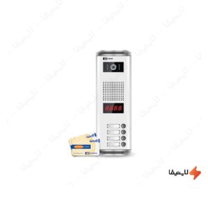 پنل-آیفون-تصویری-4-واحدی-کارتی-ستونی-تکنما