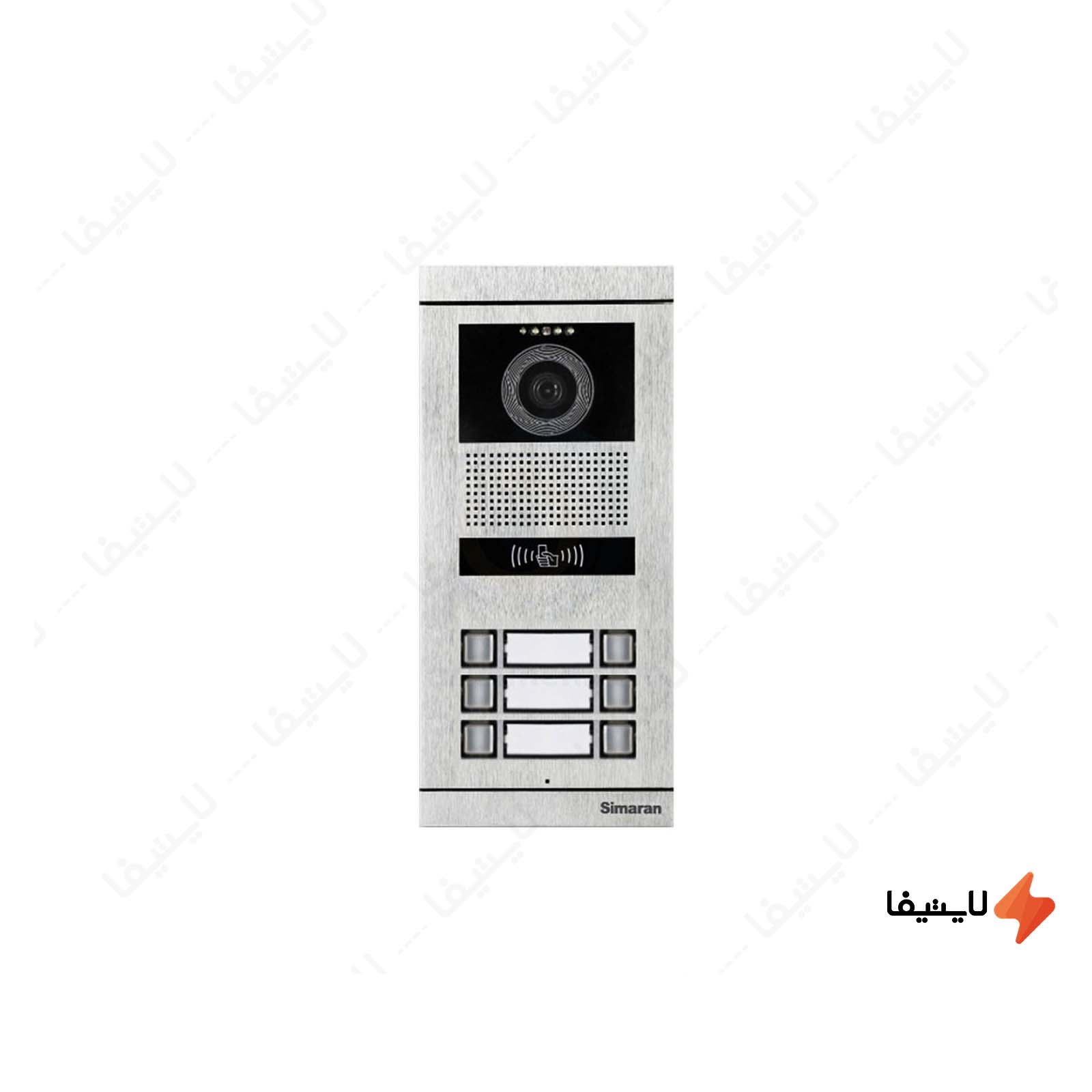 پنل آیفون تصویری 6 واحدی کارتی سیما پنل-آیفون-تصویری-6-واحدی-کارتی-سیماران-مدل-فرداد-VFBC6DN