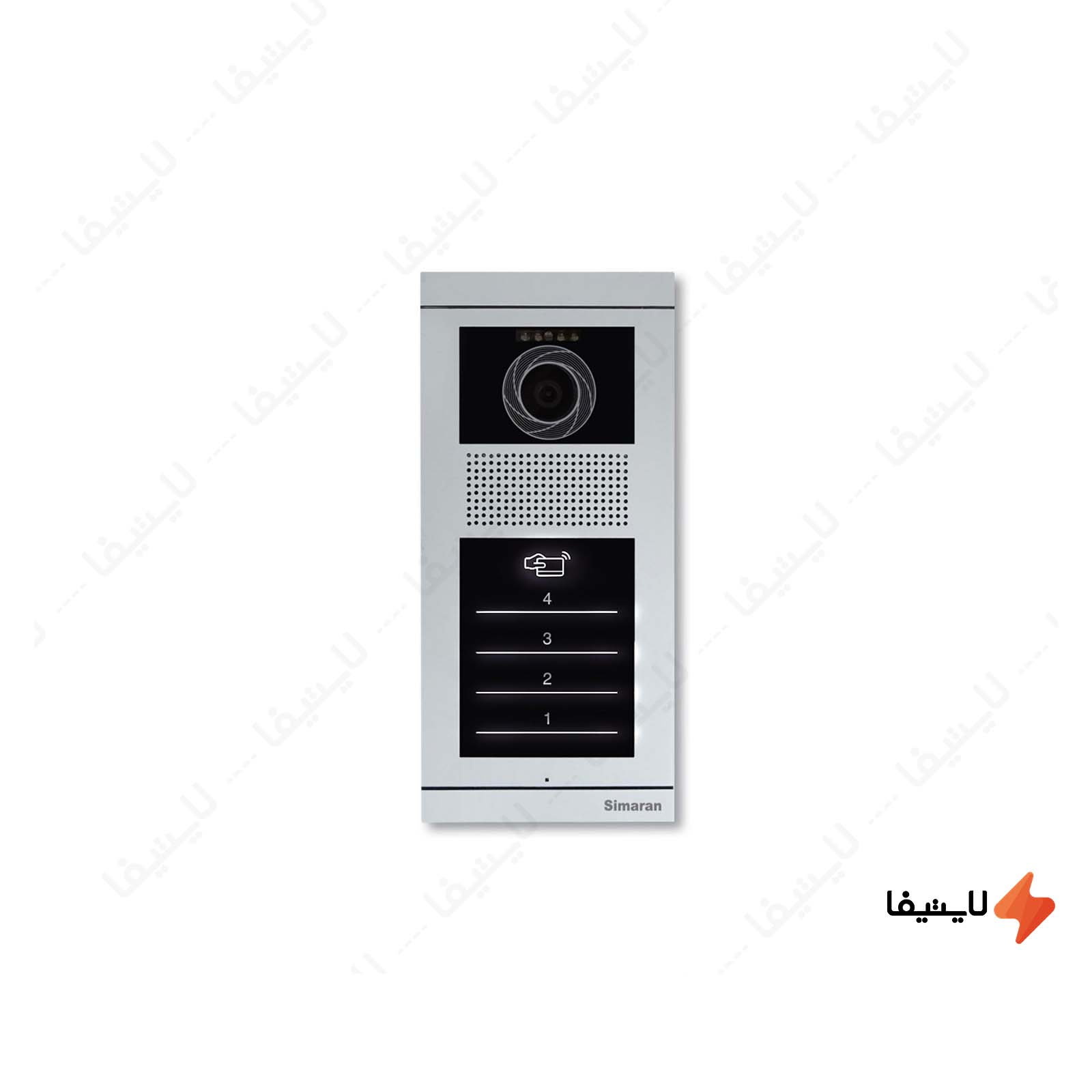 پنل آیفون تصویری 4 واحدی سیماران فر پنل-آیفون-تصویری-لمسی-کارتی-4-واحدی-سیماران-مدل-فرداد-VFBT4