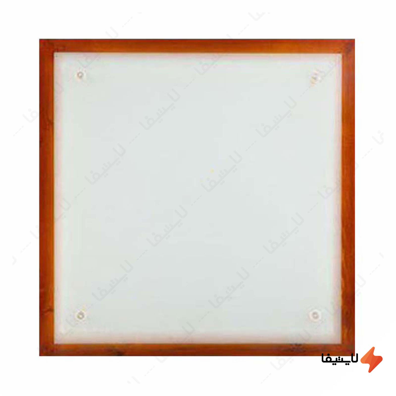 پنل سقفی ال ای دی طرح چوب مربع 54 وات پنل-ال-ای-دی-روکار-60x60-طرح-چوب-54-وات-ای-دی-سی