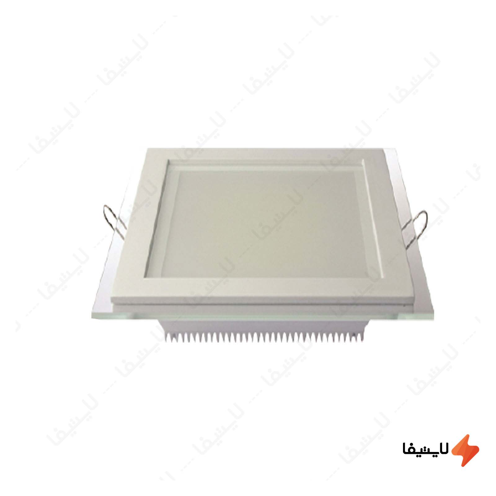پنل مربع شیشه ای توکار 9212 تکنوتل پنل-سقفی-توکار-مربع-شیشه-ای-12-وات-تکنوتل-کد-9212