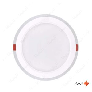 پنل-سقفی-گرد-توکار-18-وات-LED-مدل-گلاریس-پارس-شعاع-توس