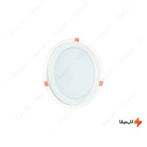 پنل-سقفی-گرد-توکار-36-وات-زانیس-مدل-دور-شیشه