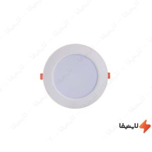 پنل-گرد-توکار-10وات-بک-لایت-پرشین-لایت-ایران