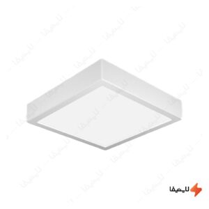 چراغ-36-وات-دانلایت-روکار-مربعی-22-در-22-مازی-نور-مدل-آریانا