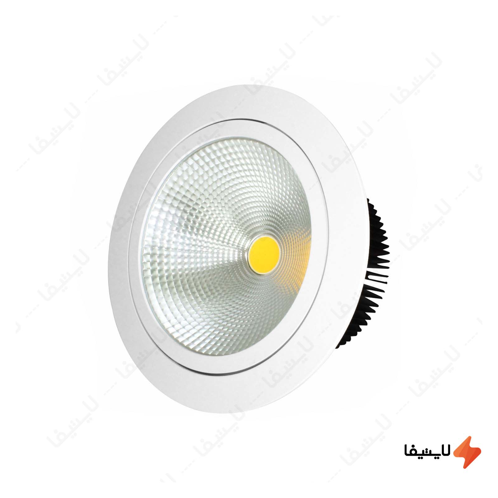 چراغ 40 وات توکار COB برش 16 فاین الکتر چراغ-40-وات-توکار-COB-برش-16-فاین-الکتریک-مدل-FEC-319