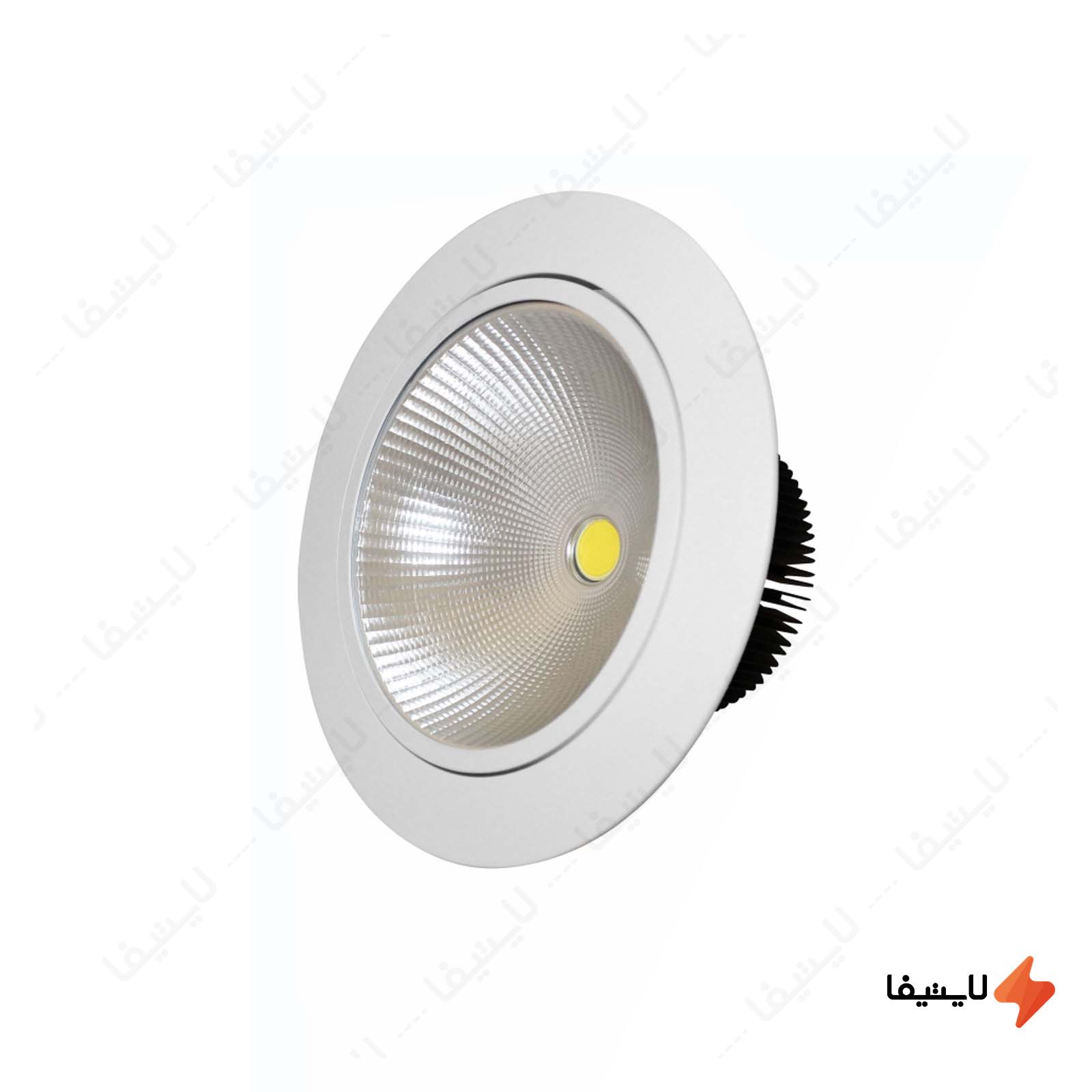 چراغ 60 وات توکار COB برش 20 فاین الکتر چراغ-60-وات-توکار-COB-برش-20-فاین-الکتریک-مدل-FEC-321