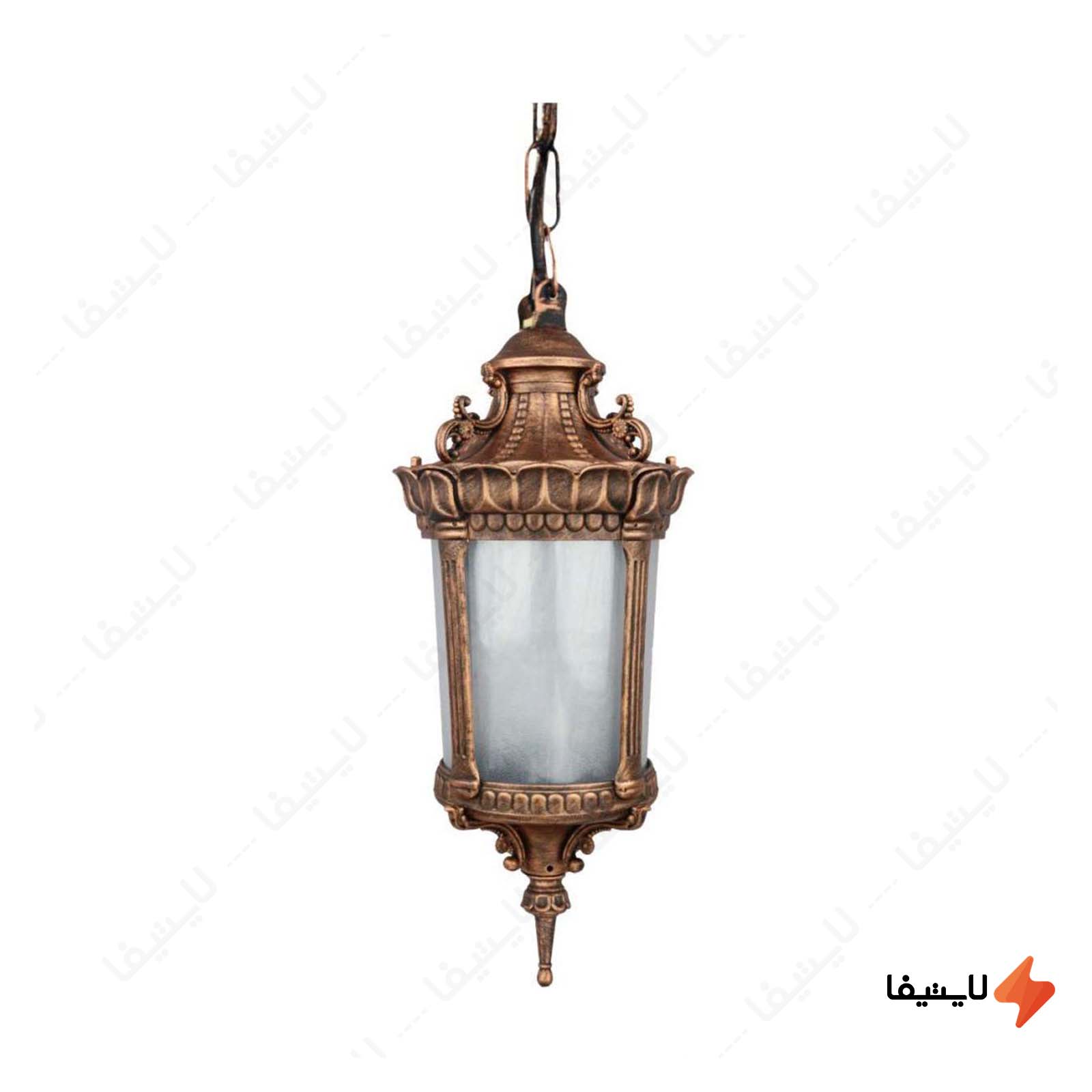 چراغ سردری حیاطی و پارکی تکشیدفام م چراغ-آویز-حیاطی-و-پارکی-تکشیدفام-مدل-روبینا-کد-8410A