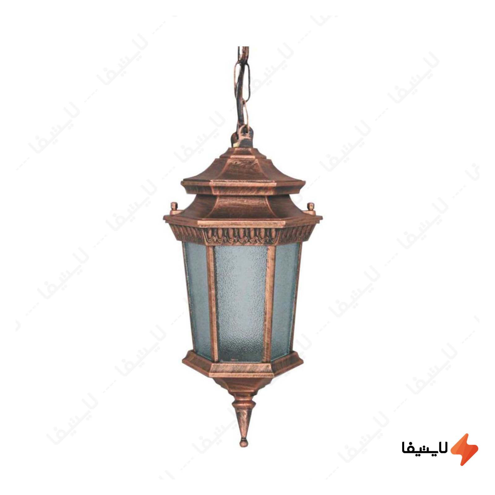 چراغ آویز حیاطی و پارکی تکشیدفام مد چراغ-آویز-حیاطی-و-پارکی-تکشیدفام-مدل-معبد-رابو-کد-7310A