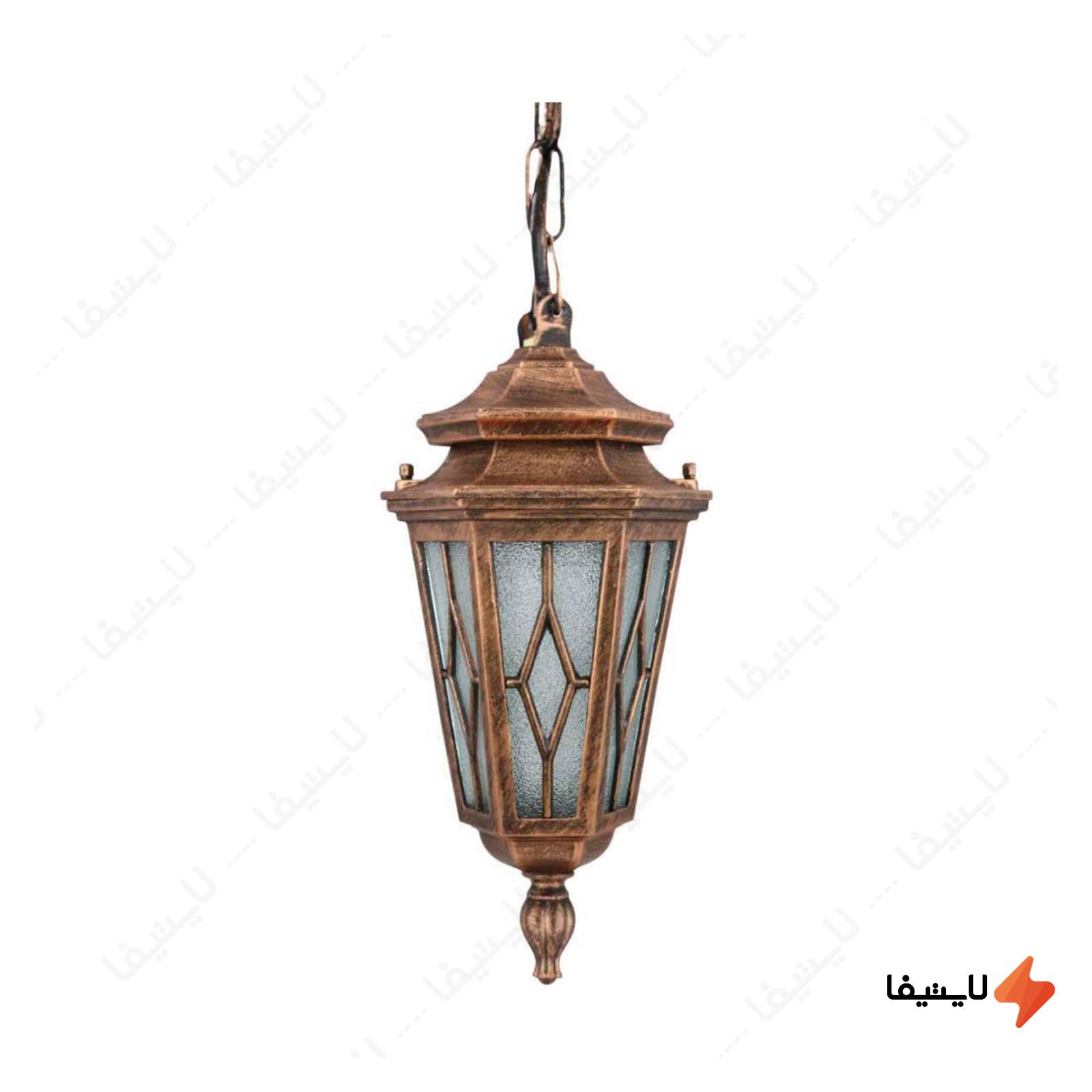 چراغ آویز حیاطی و پارکی تکشیدفام مد چراغ-آویز-حیاطی-و-پارکی-تکشیدفام-مدل-معبد-ویسپر-کد-7410A