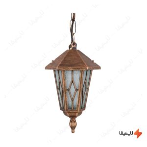 چراغ-آویز-حیاطی-و-پارکی-تکشیدفام-مدل-ویکتور-کد-7610A