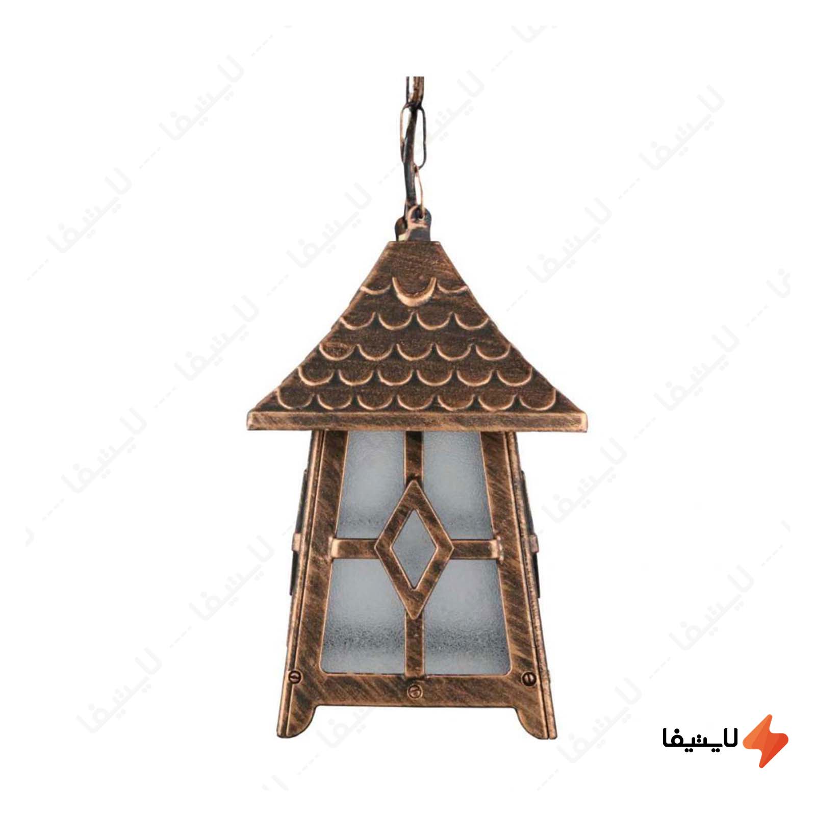 چراغ آویز حیاطی و پارکی تکشیدفام مد چراغ-آویز-حیاطی-و-پارکی-تکشیدفام-مدل-کلبه-کد-8310A