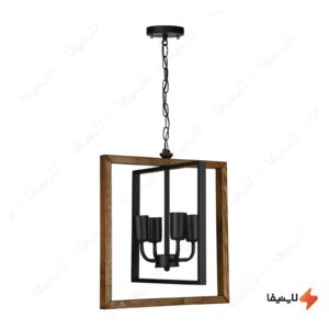 چراغ-آویز-چهار-شعله-چشمه-نور-کد-22144