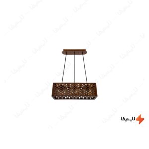 چراغ-آویز-چوبی-چشمه-نور-کد-A13273H-BR
