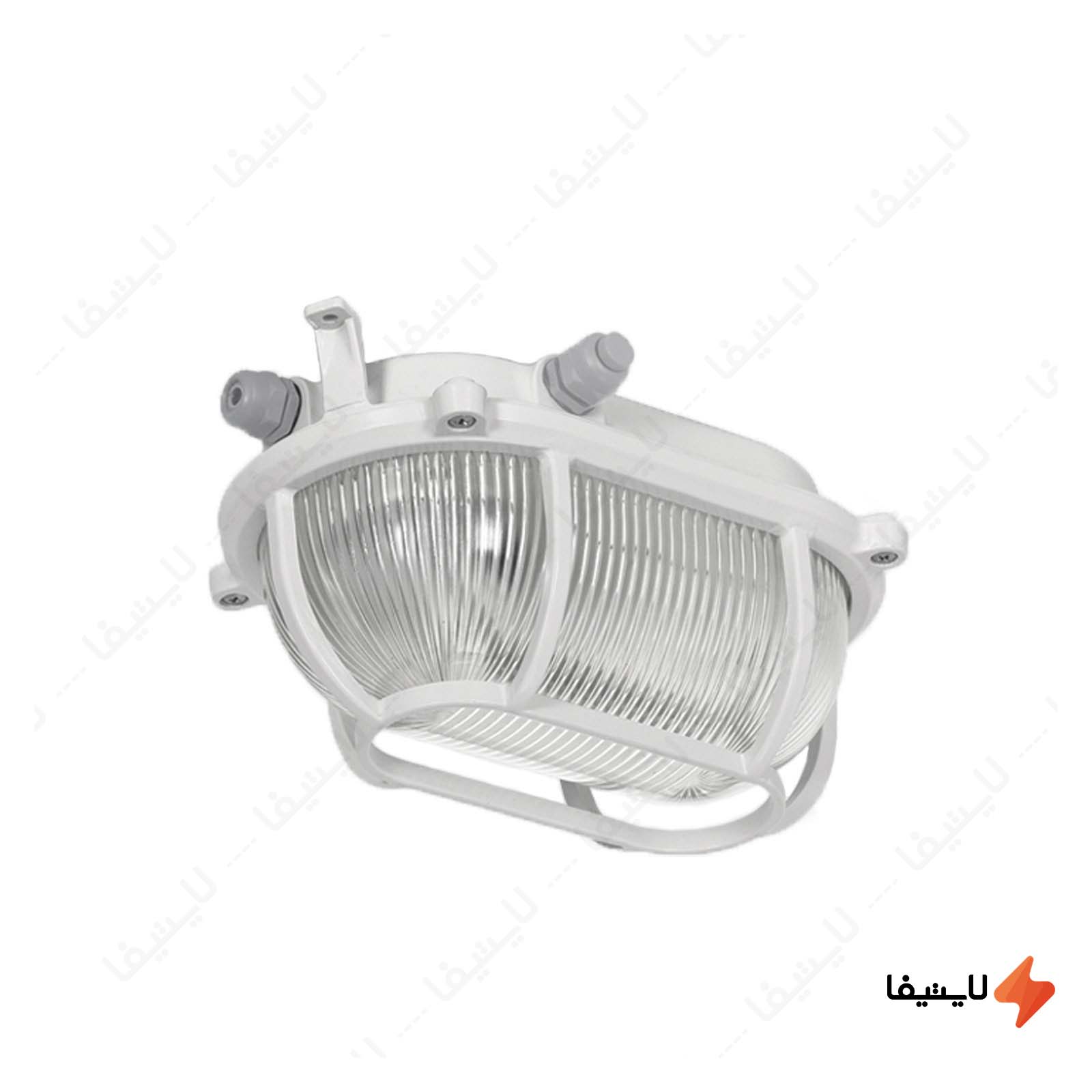 چراغ تونلی ضد نم و غبار مازی نور مدل چراغ-تونلی-ضد-نم-و-غبار-9-وات-مازی-نور-مدل-راکی-با-محافظ