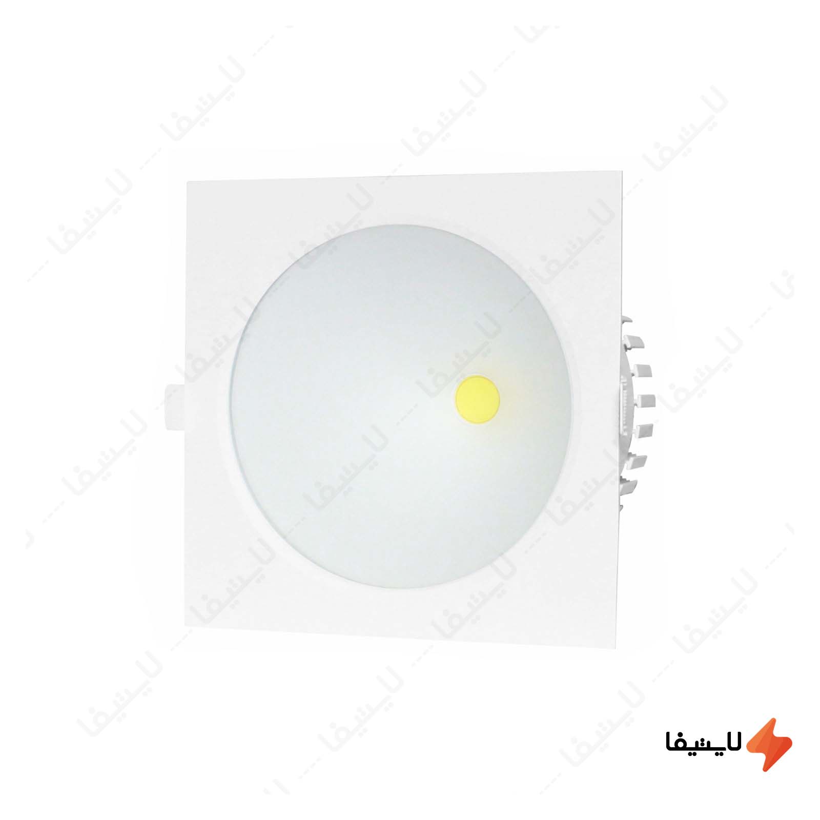 چراغ توکار 30 وات مربعی COB برش 17.5 فای چراغ-توکار-30-وات-مربعی-COB-برش-17