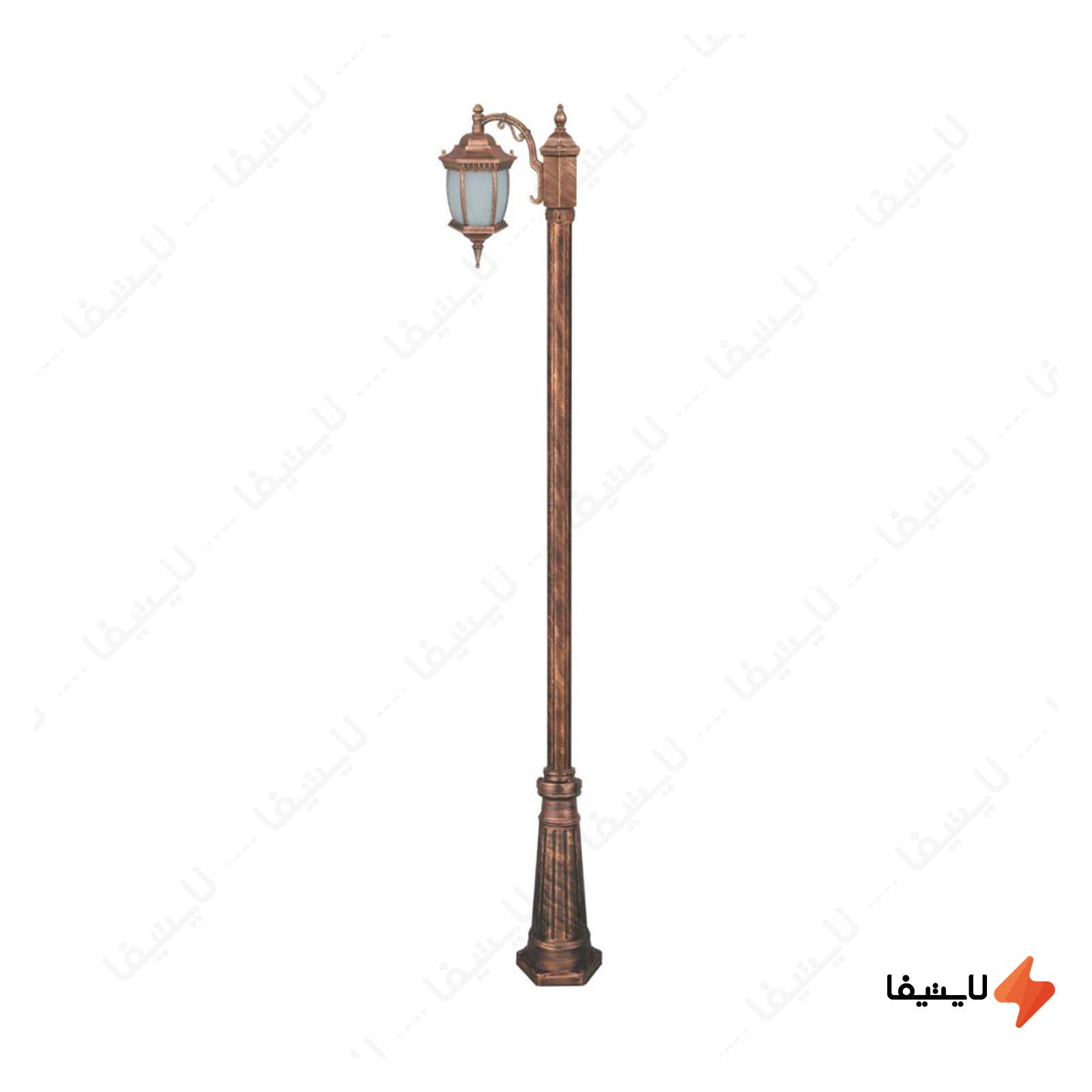 چراغ تکشاخه حیاطی و پارکی تکشیدفام چراغ-تکشاخه-حیاطی-و-پارکی-تکشیدفام-مدل-رابو-خمره-ای-کد-91200-15-7711