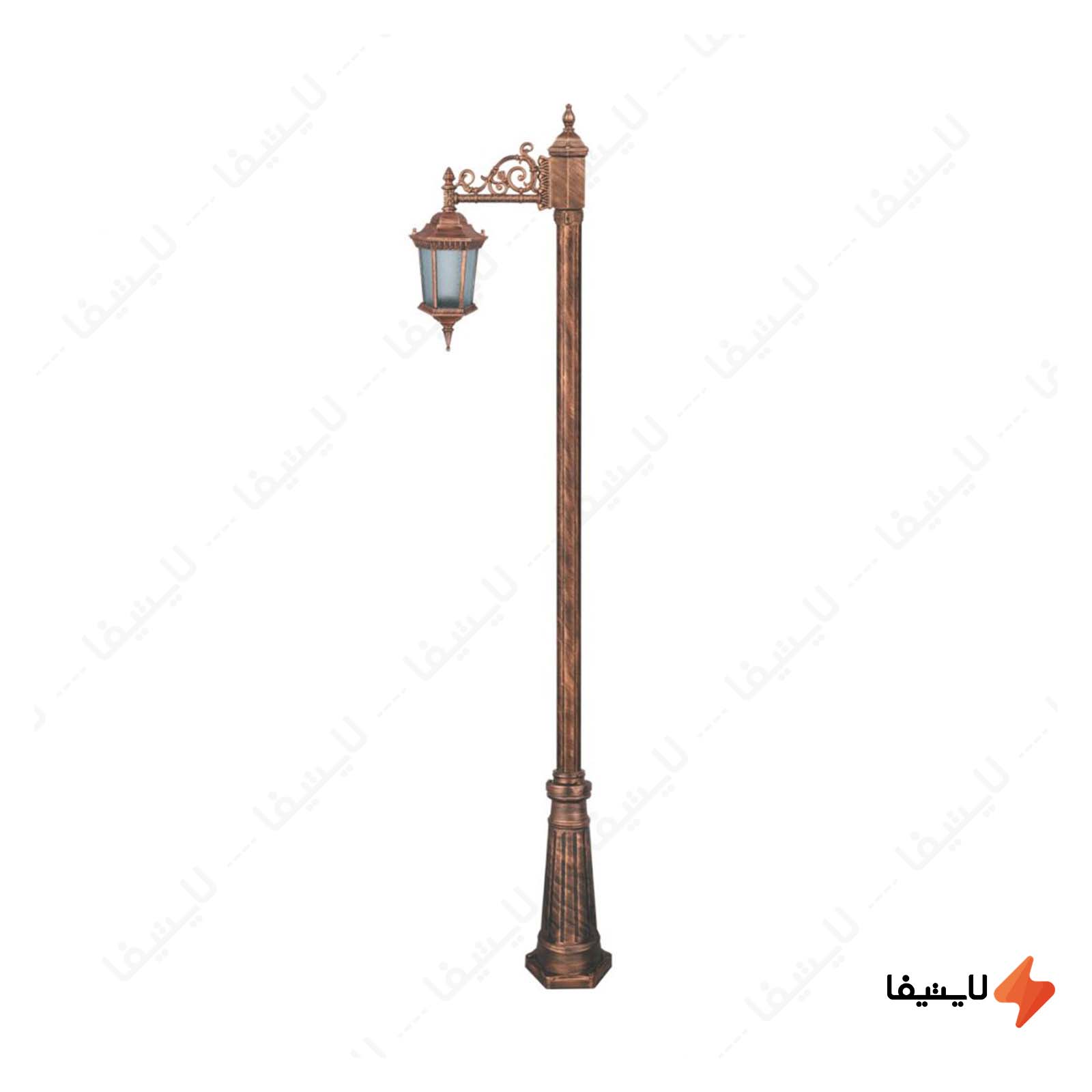 چراغ تکشاخه حیاطی و پارکی تکشیدفام چراغ-تکشاخه-حیاطی-و-پارکی-تکشیدفام-مدل-رابو-کد-91200-15-7115